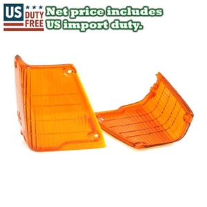 Fit 79-87 Toyota Corolla Sprinter GT Sedan KE70 TE71 Front Corner Light Len Pair - Picture 1 of 6