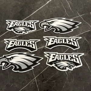 Philadelphia Eagles Vinyl Decal Set Of 6 Free Shipping!! - Picture 1 of 4