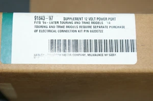 Genuine Harley Davidson 12V power port 91743-97 - Picture 1 of 1