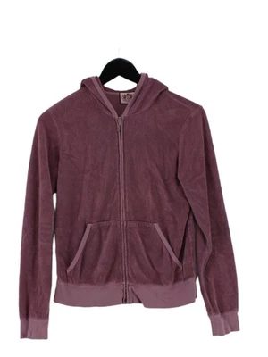 Juicy Couture Women's Hoodie L Purple Cotton with Polyester Full Zip - Image 1 of 4