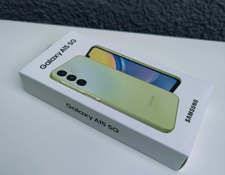 Samsung Galaxy A15 5G - A156B - 128GB - Dual SIM -Yellow- Ohne Simlock - wie Neu