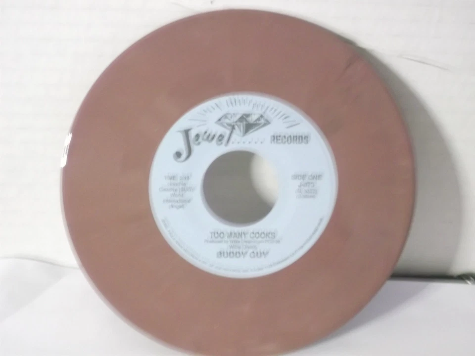 Buddy Guy,Jewel 873,"Too Many Cooks"US,7" 45, 1995, PURPLE vinyl, blues,RI,Mint - Image 1 of 3