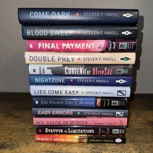Steven F. Havill lot 12 hardcover books, First Editions, Posadas County Mystery - Picture 1 of 2