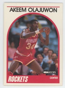 1989-90 Hoops Akeem Olajuwon Houston Rockets #180 - Picture 1 of 2