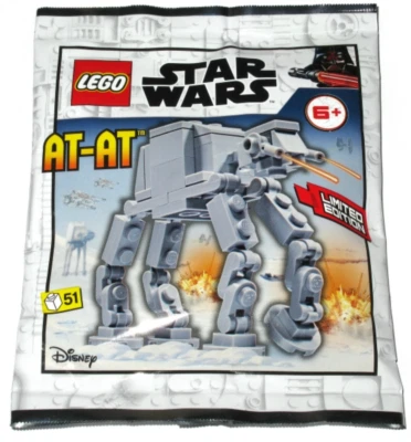 LEGO Star Wars AT-AT Walker Foil Bag Mini-Build 912061 51 Pcs SEALED NEW Limited - Image 1 of 2