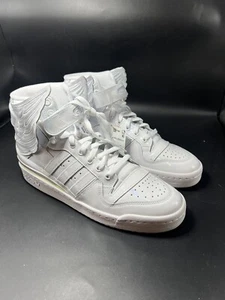 Adidas X Jeremy Scott Forum Hi Wings 4.0 Zapatos 'Blanco Ópalo' - IE6861 Talla-11.5 - Imagen 1 de 6
