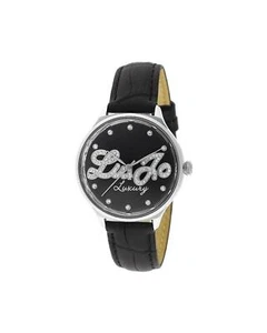 Liu Jo Luxury Black Leather Strap Watch Women Watches - Picture 1 of 1