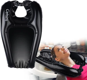 Inflatable Hair Washing Basin for Sink at Home Portable Shampoo Bowl Hair W - Picture 1 of 11