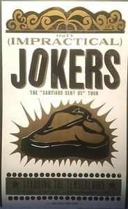 Póster impreso Hatch Show truTV Jokers poco prácticos The Tenderloins DPAC Durham, Carolina del Norte - Imagen 1 de 1