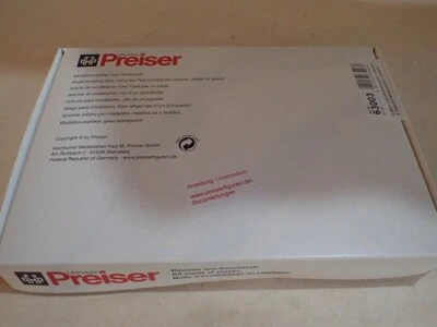 Preiser Bahnarbeiter Gleisbauarbeiter unbemalt 63003 Spur 1 OVP 1:32 9 Fig - Bild 1 von 3