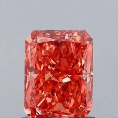 Radiant 1.07 Carat Fancy Intense Brown Pink VS2 CVD Loose Lab Grown Diamond - Image 1 of 3