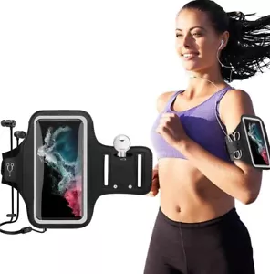 Armband Case Sports Gym Running Arm Band For Samsung S26 S25 S23+ Note20 Ultra - Picture 1 of 25