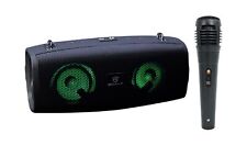 Rockville RPB-KAR Portable Bluetooth Speaker + Karaoke Microphone + Party LED...