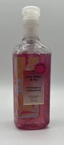 Bath and Body Works Rose Water &Ivy & Mahogany Teakwood Hand Soap 8 fl oz New - Picture 1 of 2