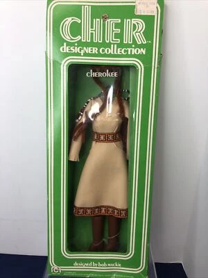 "Traje vintage de 12"" MEGO 1976 Cher Bob Mackie "Cherokee" indio nativo NRFB #R Foto 1 de 4