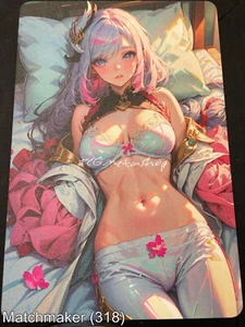 Matchmaker Spicy Waifu NSFW A5 Size Card Board Shenhe Genshin Impact Sunlight - Picture 1 of 3