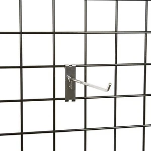 Econoco 6" Chrom Panel Display Haken, Gitterwand Haken, 50 ct - Bild 1 von 3