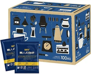 UCC Craftsman's Coffee Drip Coffee 100 Bags Mild Blend of Mellow Taste Japan NEW - Picture 1 of 1