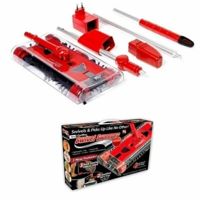 SCOPA RUOTANTE ELETTRICA ASPIRAPOLVERE - RICARICABILE ROTANTE SWIVEL SWEEPER G6 - Imagen 1 de 4