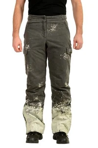 Emporio Armani EA7 Men's Wool Painted Insulated Snow Pants US M IT L EU 50 - Picture 1 of 5