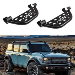 2 PIEZAS barra nerviosa escalonada lateral para estribo se adapta al protector Ford Bronco 2021-2023 - Imagen 1 de 4