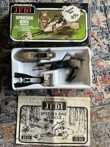 Vintage Palitoy Star Wars Speeder Bike 49p Special Buy Complete Boxed #2 - Picture 1 of 7