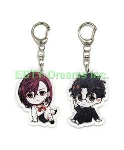 Set Of 2 Dandadan Acrylic Keychain Momo Ayase, Ken Takakura (Okarun) v2 - Picture 1 of 2