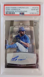 2020 TONY GONSOLIN ROOKIE AUTO PSA CARD GRADED PERFECT 10! POP 3! LA DODGERS! - Picture 1 of 6