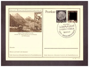 Deutsches Reich 1933-1945 Bildpostkarte Galtür Tirol Sonderstempel - Bild 1 von 1