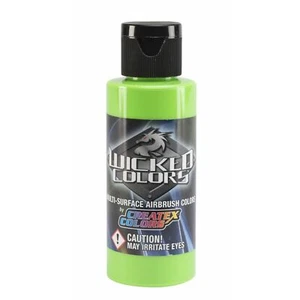 (94,48€/1l) Createx Wicked W023 Green 480ml Aerógrafo Fluorescente Color - Imagen 1 de 1