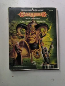 Dungeons & Dragons Gazetteer The Elves of Alfheim Complete with Map 9223 D&D - Picture 1 of 2