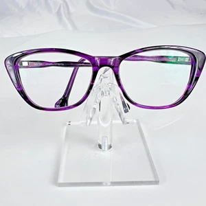 Lisa Loeb by Classique Sky 156 Grape Purple Eyeglasses Frames 51 [] 16-135 - Picture 1 of 12