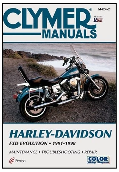 Clymer M424-2 Manual de Serviço de Reparo Para 91-98 Harley Dyna FXD 08203 - Imagem 1 de 1