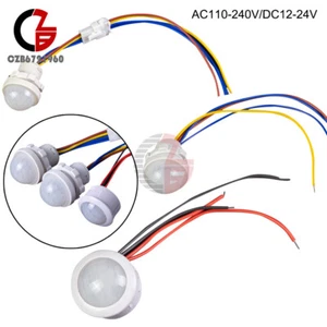 AC110V-240V LED PIR Infrared Motion Detection Auto Sensor Light Switch Lamp 120° - Picture 1 of 30
