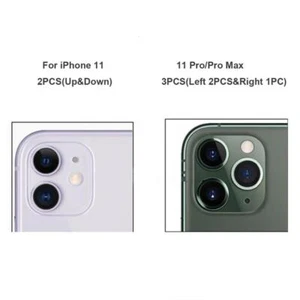 Back Camera Lens Glass Cover w Adhesive Replacement For iPhone 11 Set Pro Lot U4 - Picture 1 of 12