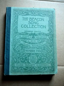 BEACON SONG COLLECTION BOOK NUMBER 2 - 1900 SILVER BURDETT & CO HB no DJ - GOOD - Bild 1 von 4