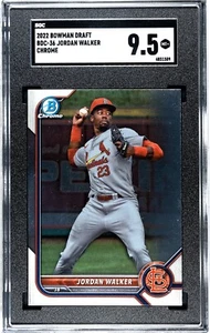 Bowman Draft 2022 #BDC-36 JORDAN WALKER cromado SGC 9,5 S049 - Imagen 1 de 2
