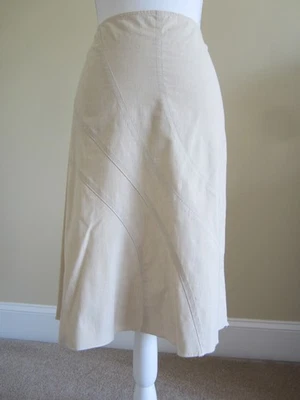 Poleci Tan Women’s A-Line Below Knee Skirt Size 10 - Image 1 of 4