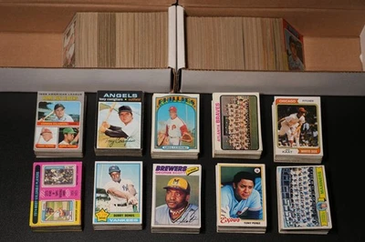 1000 1970s Topps baseball cards 1970 1971 1972 1973 1974 1975 1976 1977 1978 79 - Image 1 of 4