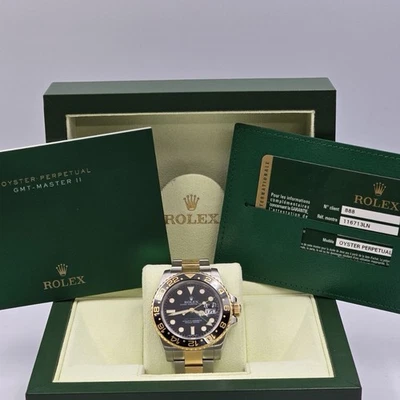 Rolex GMT-Master II 116713LN 2010 PAPELES cerámica dos tonos 40 mm caja de reloj Foto 1 de 4