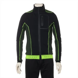 GUCCI nylon jacket S men's black 698540 size tag cut sitem - Picture 1 of 8