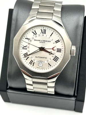 Reloj caballero BAUME MERCIER Riviera 65563 esfera plateada acero inoxidable 40 mm Foto 1 de 4