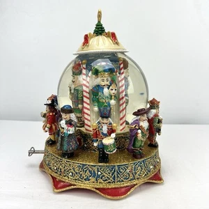 Christopher Radko 10" Nutcracker Parade Snowglobe Musical Christmas 2006 w/ Box - Picture 1 of 22