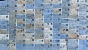 🦬 Lot de 100 lettres classiques au type sage, principalement N°90🦬 - Picture 1 of 8