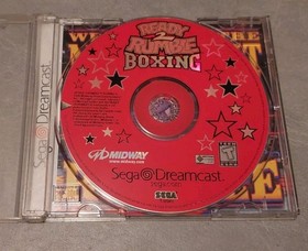READY 2 RUMBLE BOXING SEGA DREAMCAST Game in Case w/ NO Manual - First Print Red