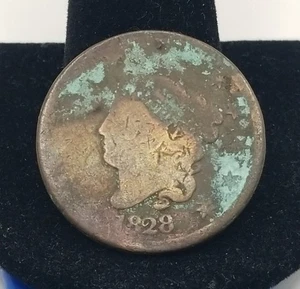 1828 Coronet Head Large Cent #20298 - Picture 1 of 2