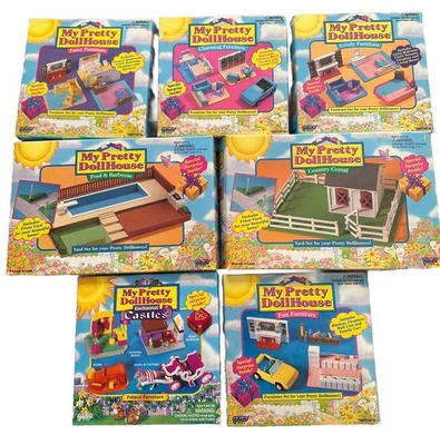 My Pretty Dollhouse Galoob - Variaciones de accesorios (1994-1995): NUEVO en CAJA Foto 1 de 4