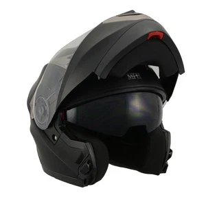 Casco de motocicleta DOT negro mate modular carreras con visera MPH9804DOT - Imagen 1 de 9