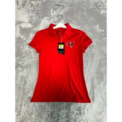 Nike Golf Para Mujer Tampa Bay Buccaneers Rojo Dri Fit Polo Talla S Foto 1 de 4