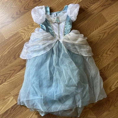 Disfraz de Princesa Cenicienta Parques Disney Niño Talla 7/8 Azul MOS Foto 1 de 4
